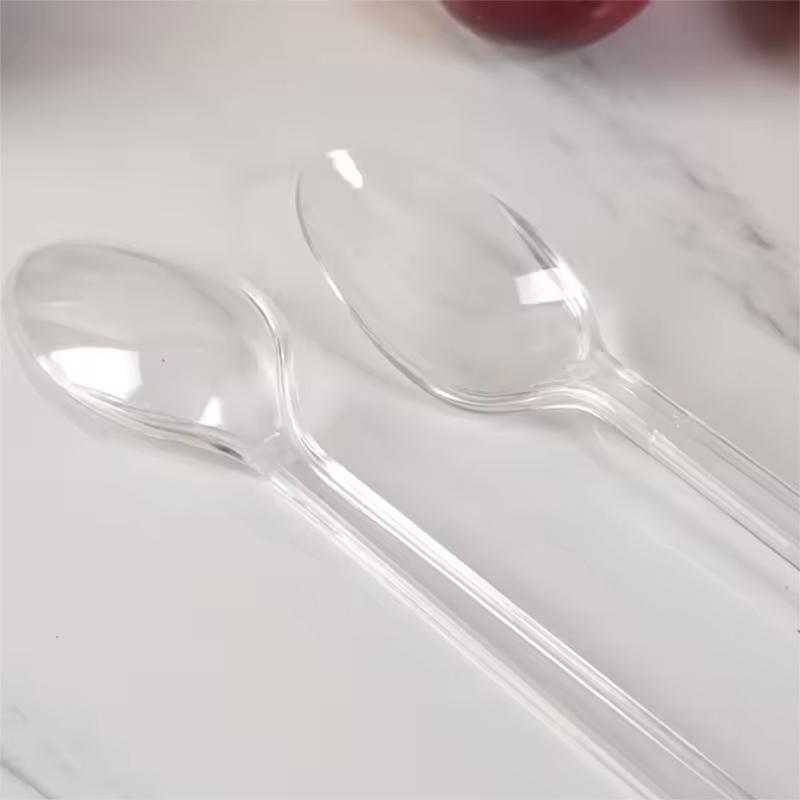 #plastic long handle spoon